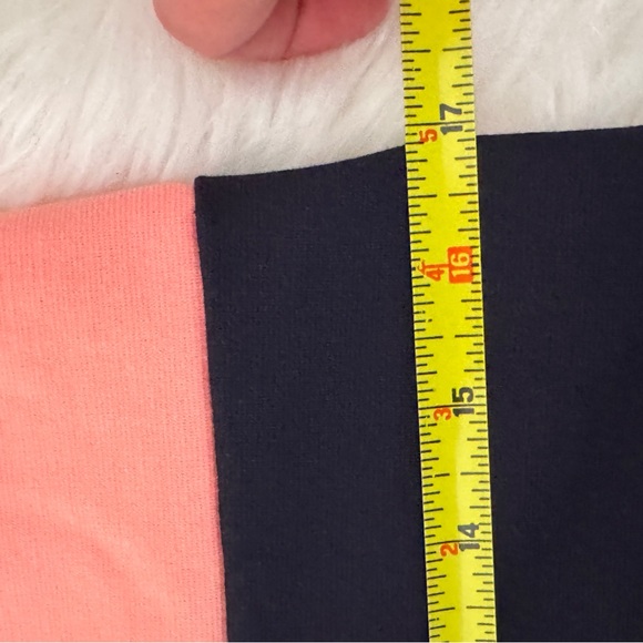 Talbots Cream and Pink Sheath Dress V-Neck Midi size 2p - Picture 6 of 10